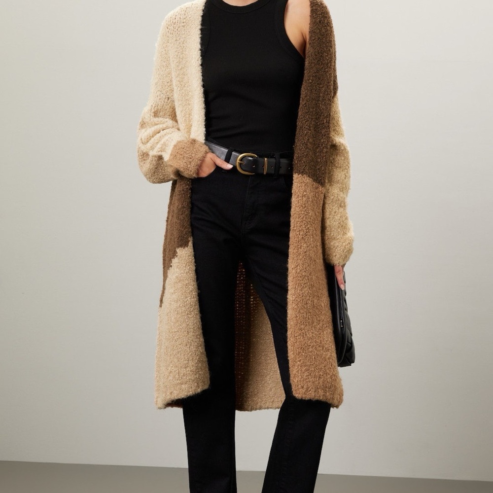 Osman Yousefzada x RTR Colorblock Cardigan Sweater, M - Picture 3 of 12